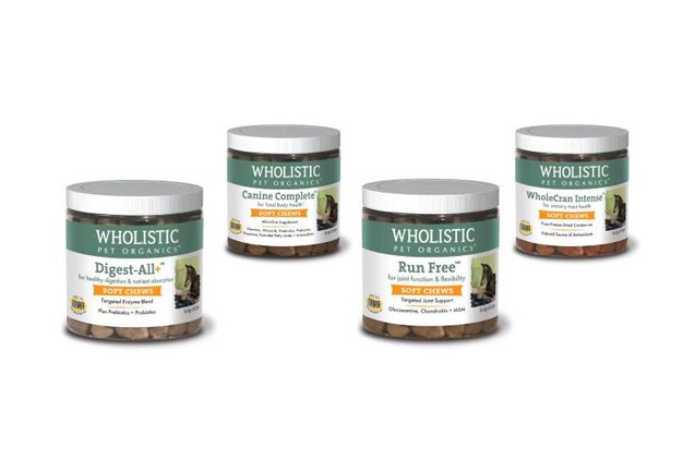 wholistic pet organic soft chew supplements