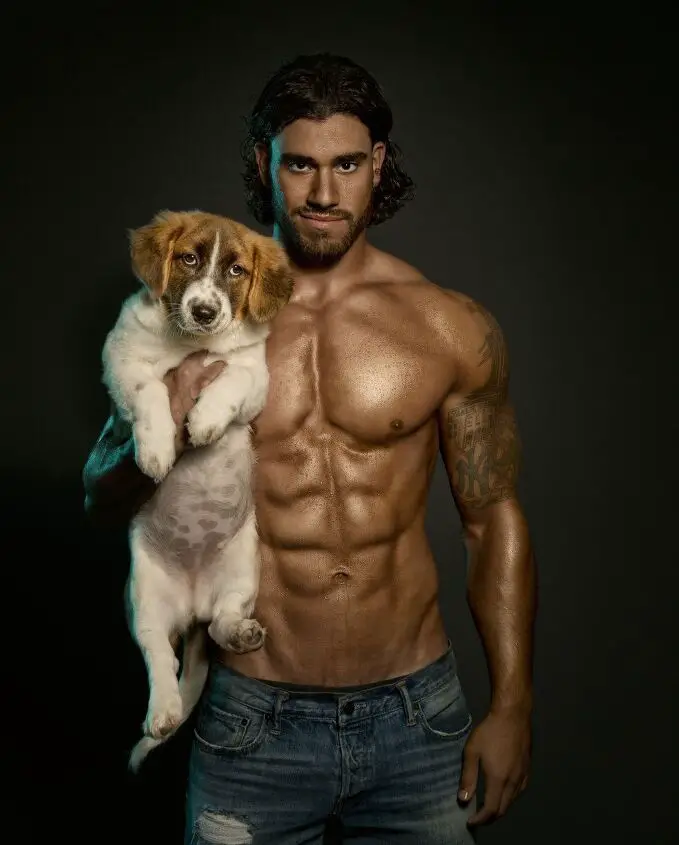 hunks and hounds 2015 is basically the best calendar ever