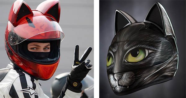 were all ears for the neko cat ears motorcycle helmet