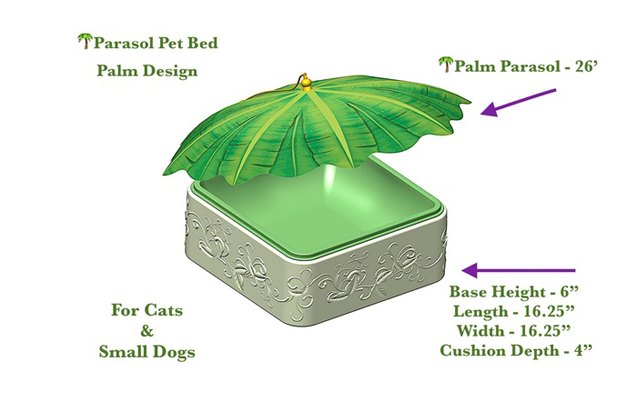 tropical retreat from kickstarter is the lap of luxury for pets